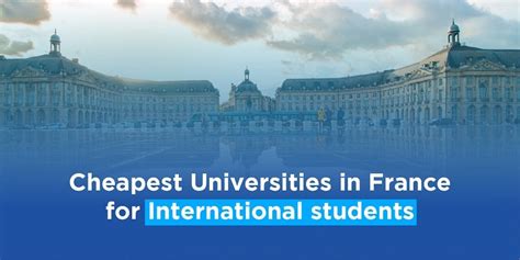 affordable universities in france